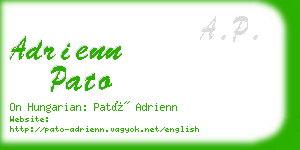 adrienn pato business card